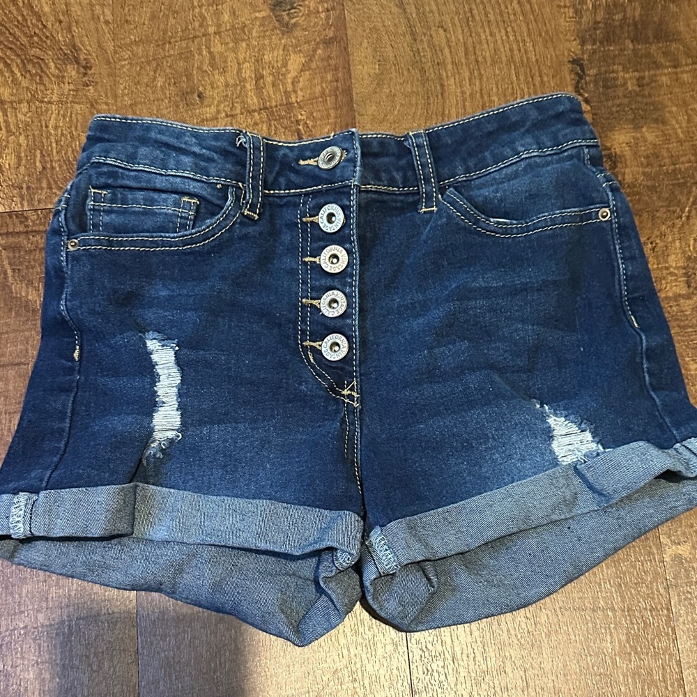 Denim Blue Juniors shorts